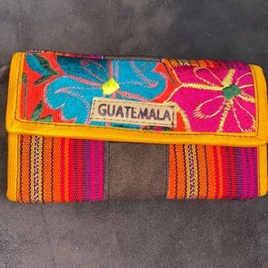 Brand new Guatemalan clutch wallet- absolutely gorgeous colors!